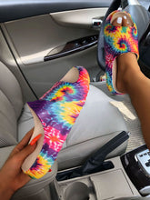 Tie Dye Soft Heel Slipper